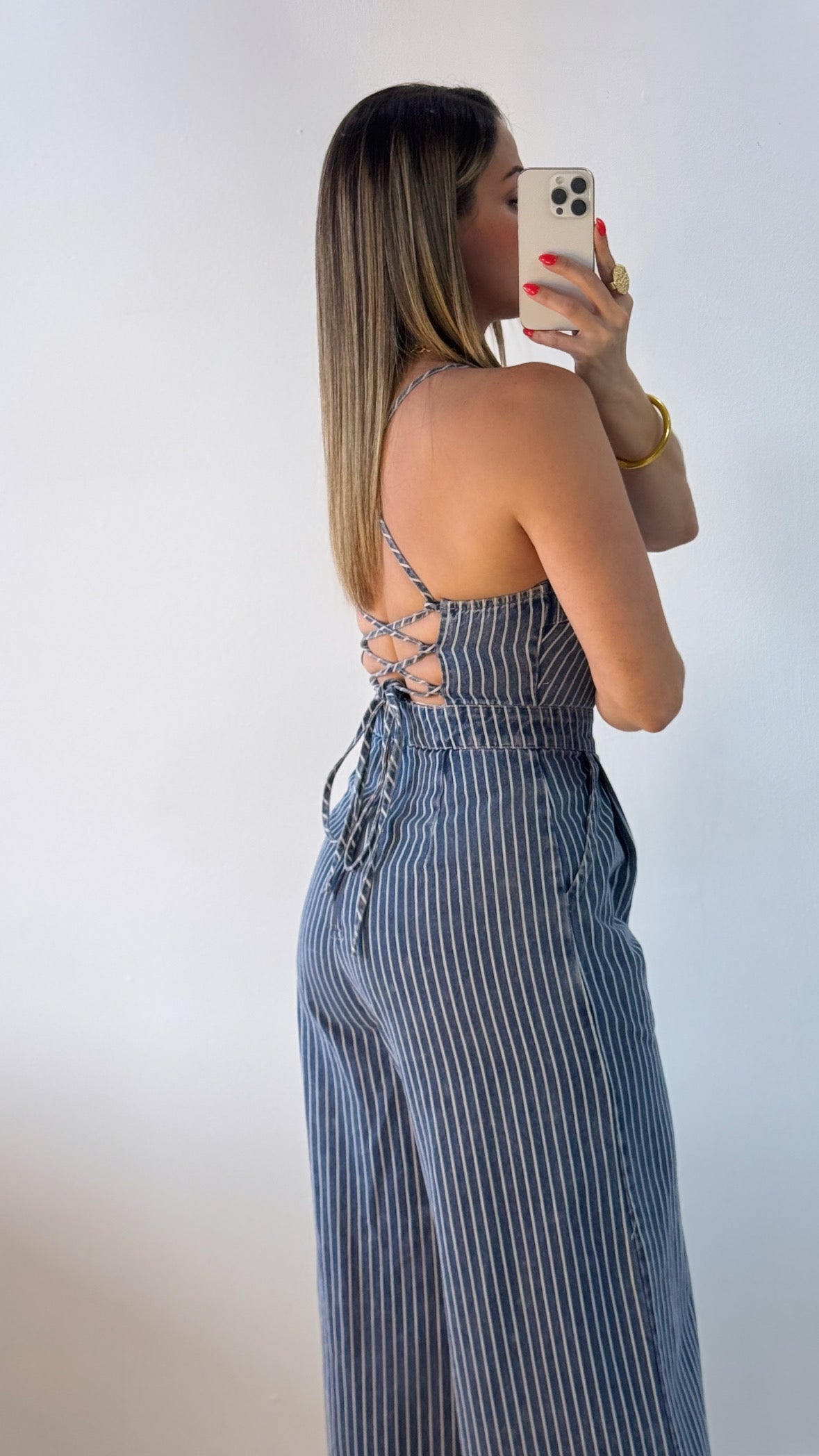 Zara Denim Jumpsuit