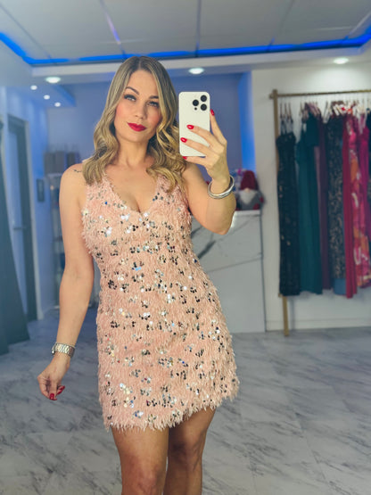 Aura Pink Dress
