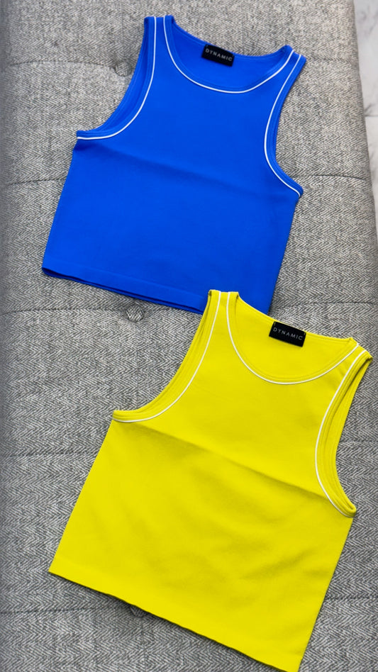 Lú Royal Blue Basic Top