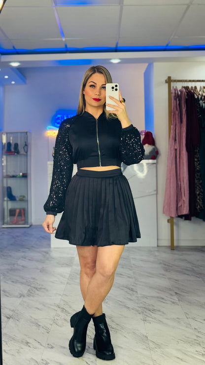 Pandora Sequin Skort Set