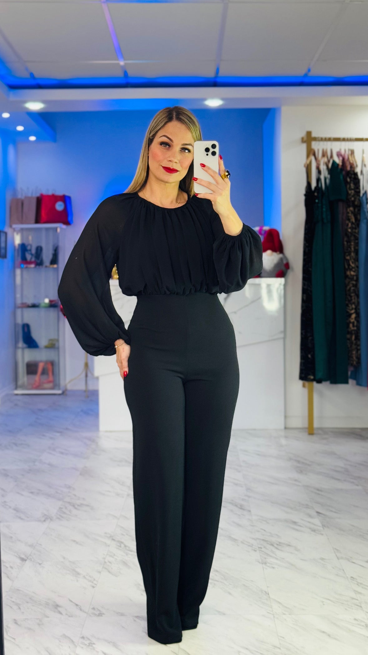 Virginia Black Jumpsuit