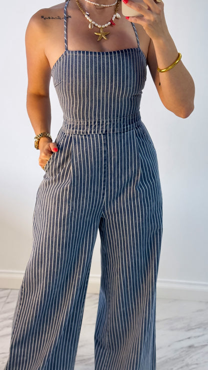 Zara Denim Jumpsuit