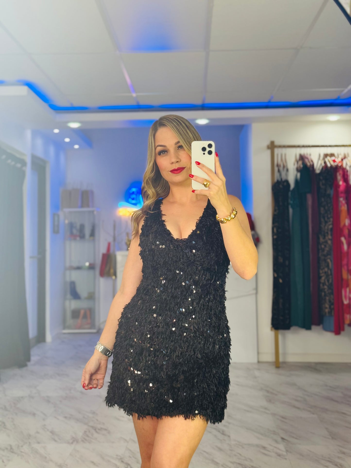 Aura Black Dress