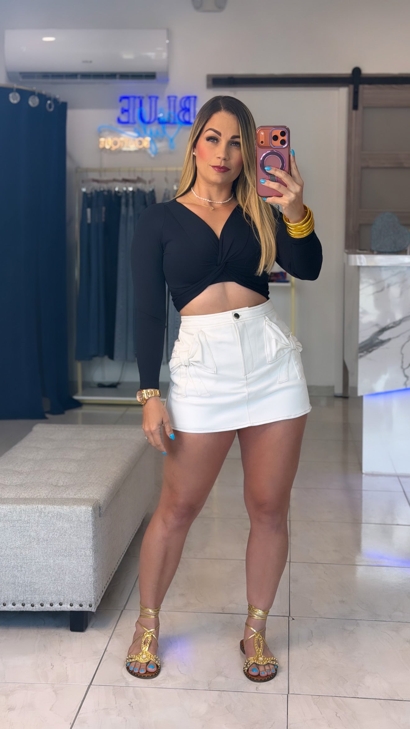 Black Crop Basic
