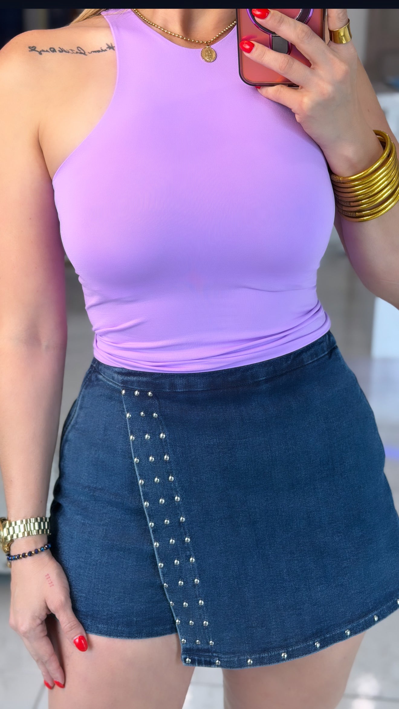 Dani Denim Skort