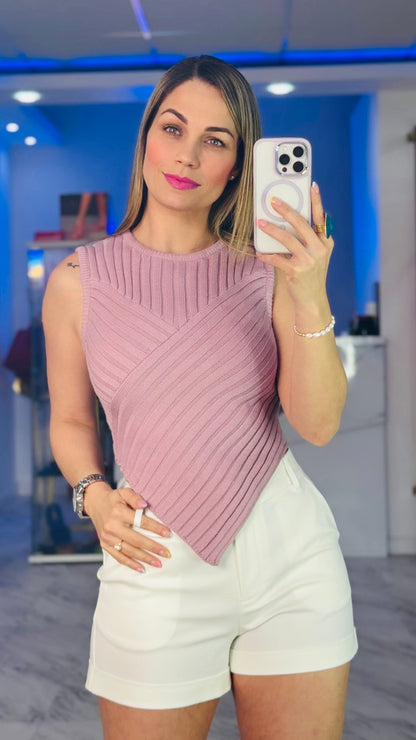 Valeria Lilac Top