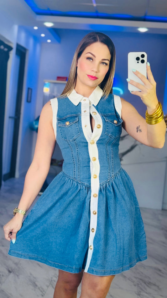 Charlotte Denim Dress💙