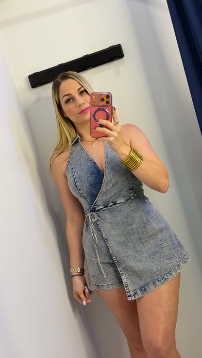 Acid Denim Romper 💙
