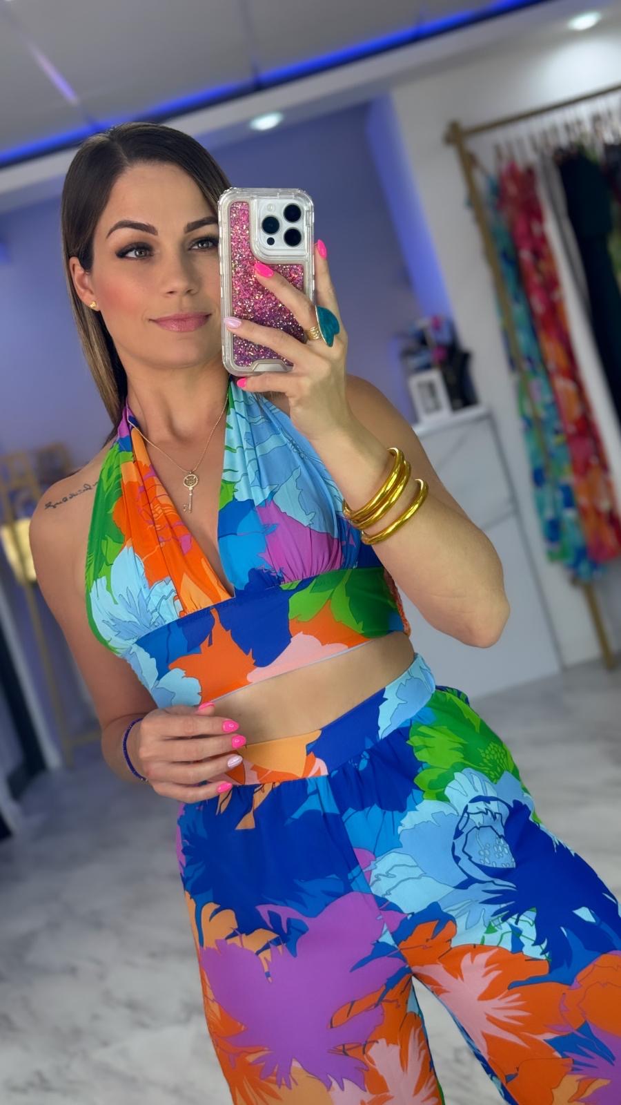 Blue Tropical Set