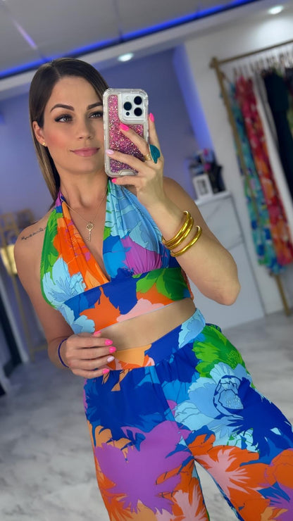Blue Tropical Set